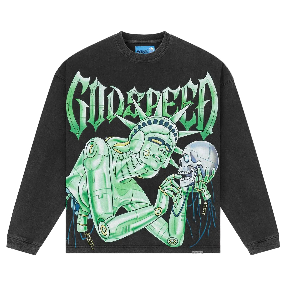 Freedoms Protocol LS T-shirt NG (Black Wash)-thumbmail-1