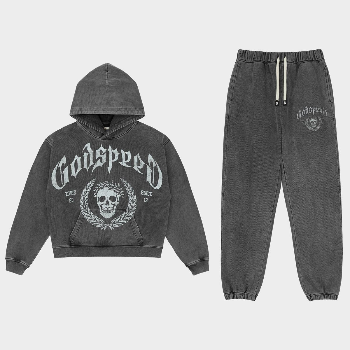 Victor Crest Sweatsuit (Grey)