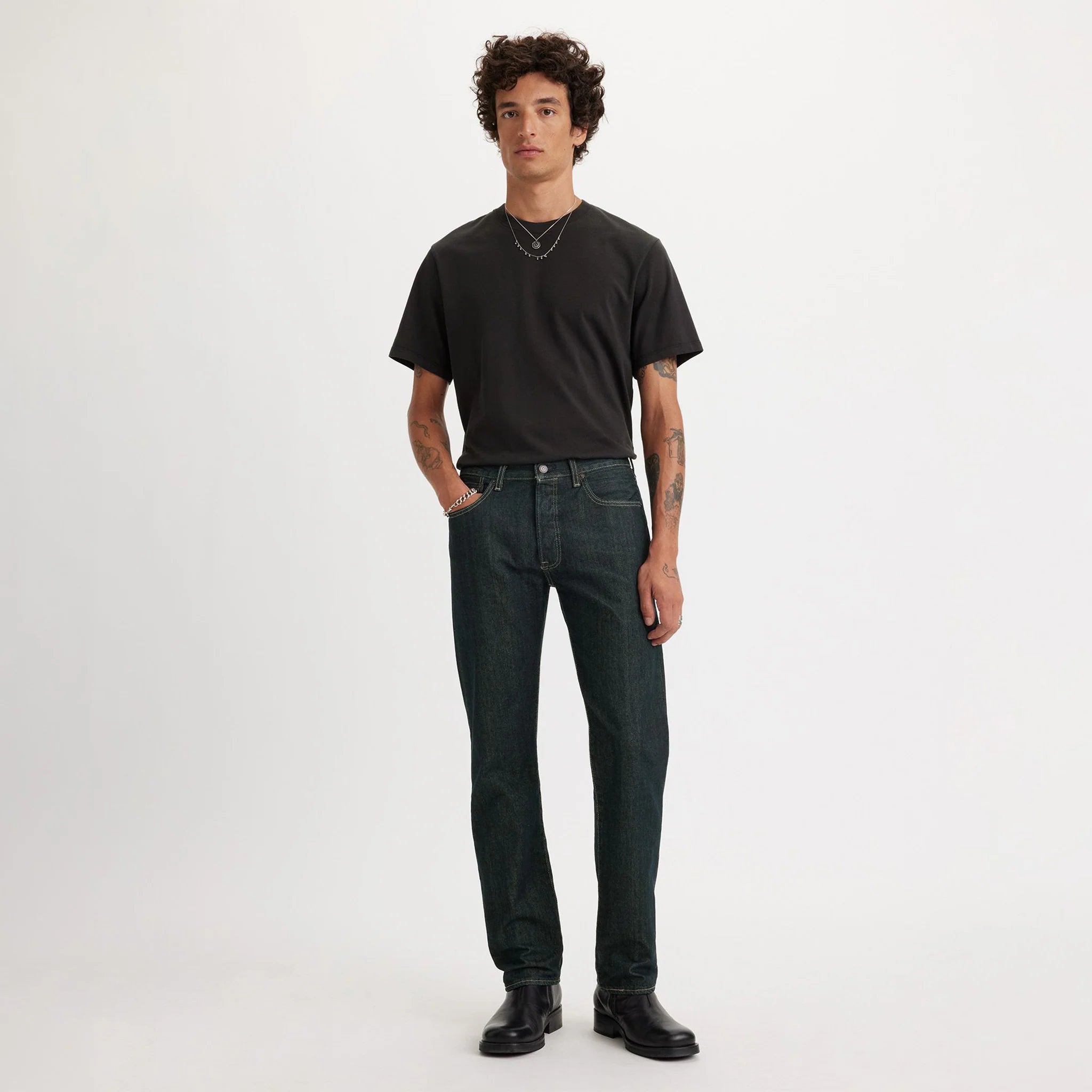 501® Original Fit Men's Jeans - Clean Rigid-thumbmail-1