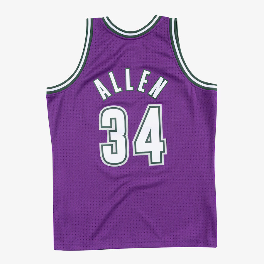 NBA  SWINGMAN  JERSEY  BUCKS  2001  RAY ALLEN