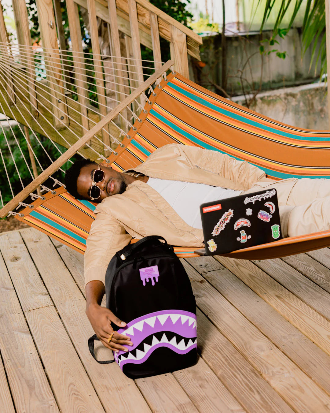 SHARK CENTRAL LIGHT PURPLE BACKPACK-thumbmail-9