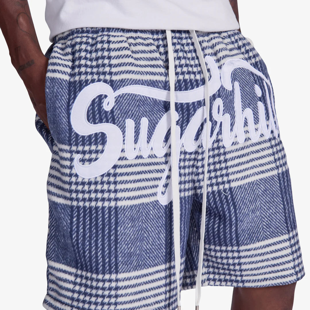 "DUSTER" SHORTS (BLUE PLAID)-thumbmail-4