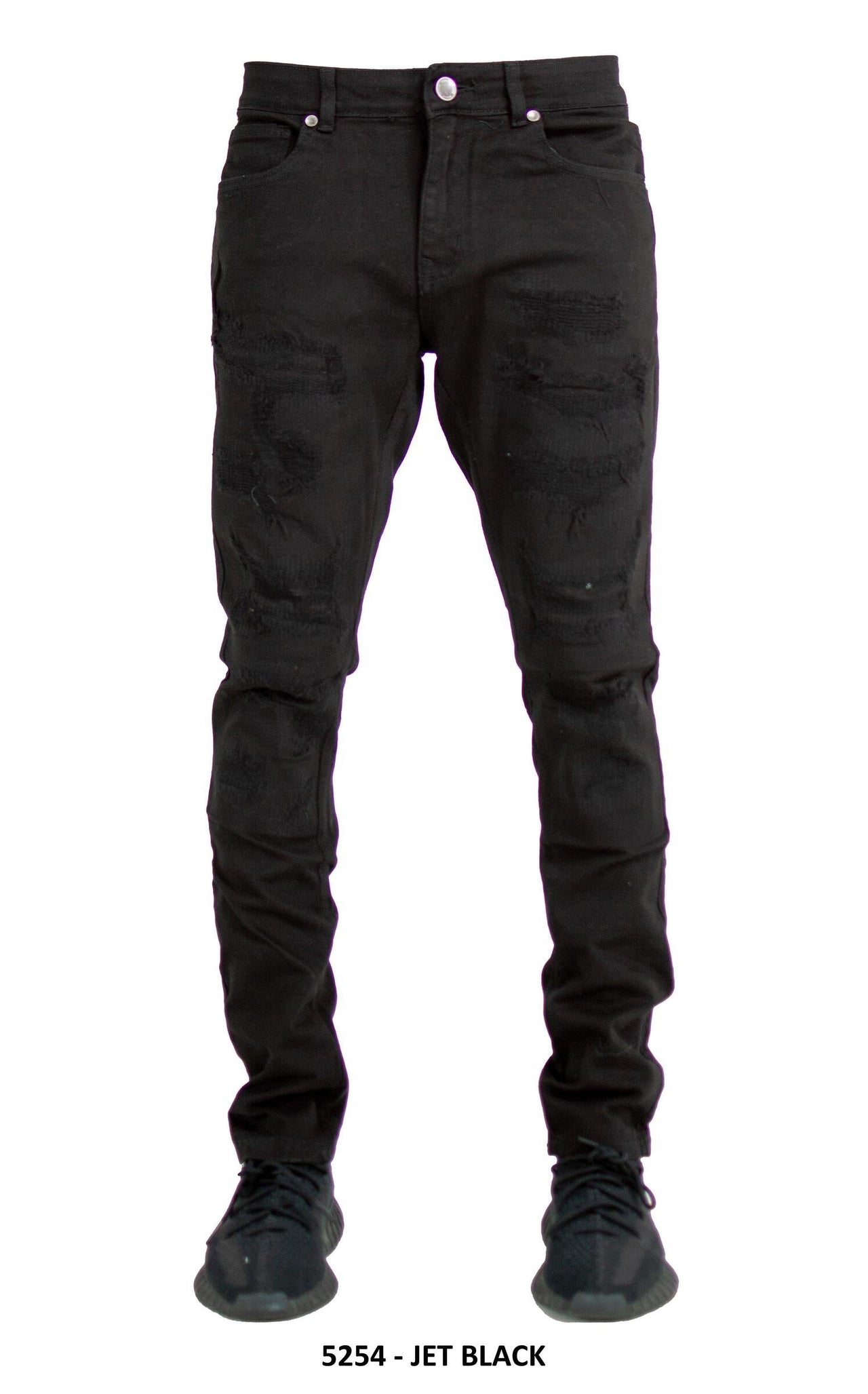 RIP & REPAIR EMB DENIM