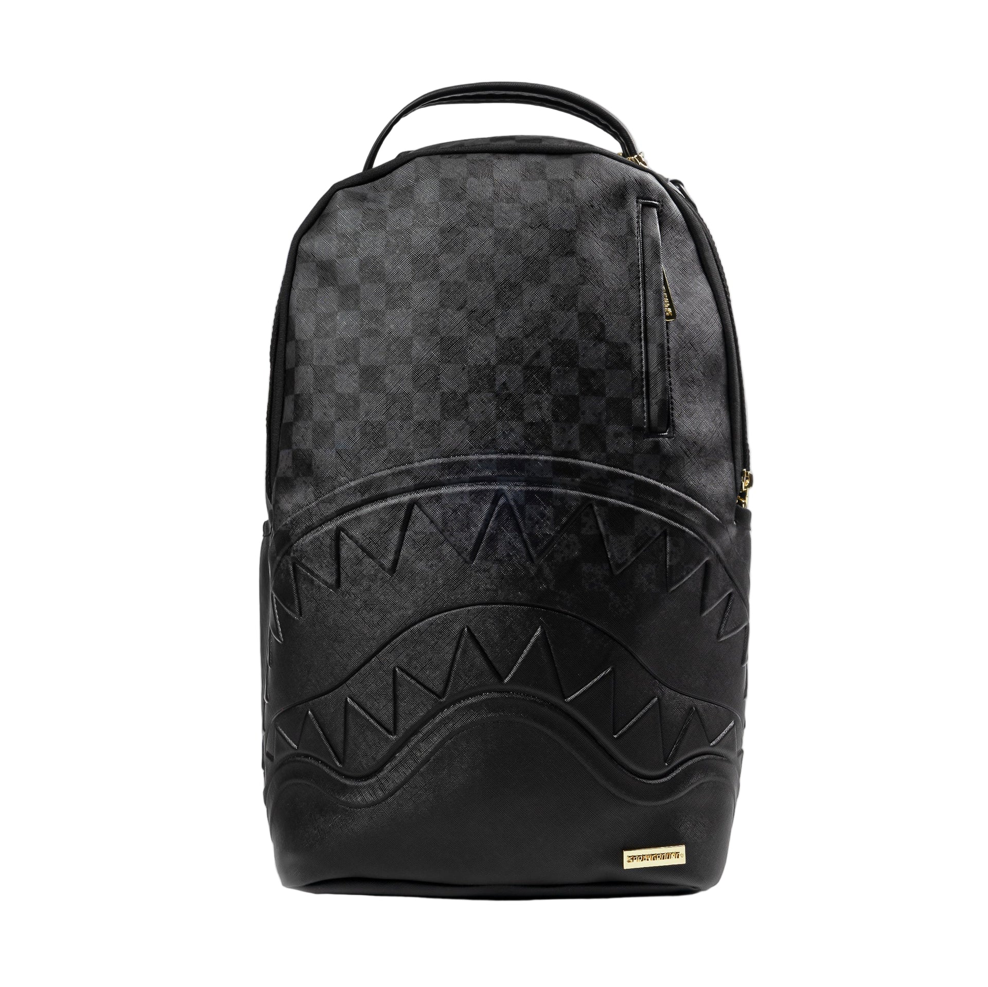 Front View of the Sprayground Spritz Black Backpack