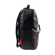 Right View of the Sprayground Bag Of Money On Fire Backpack