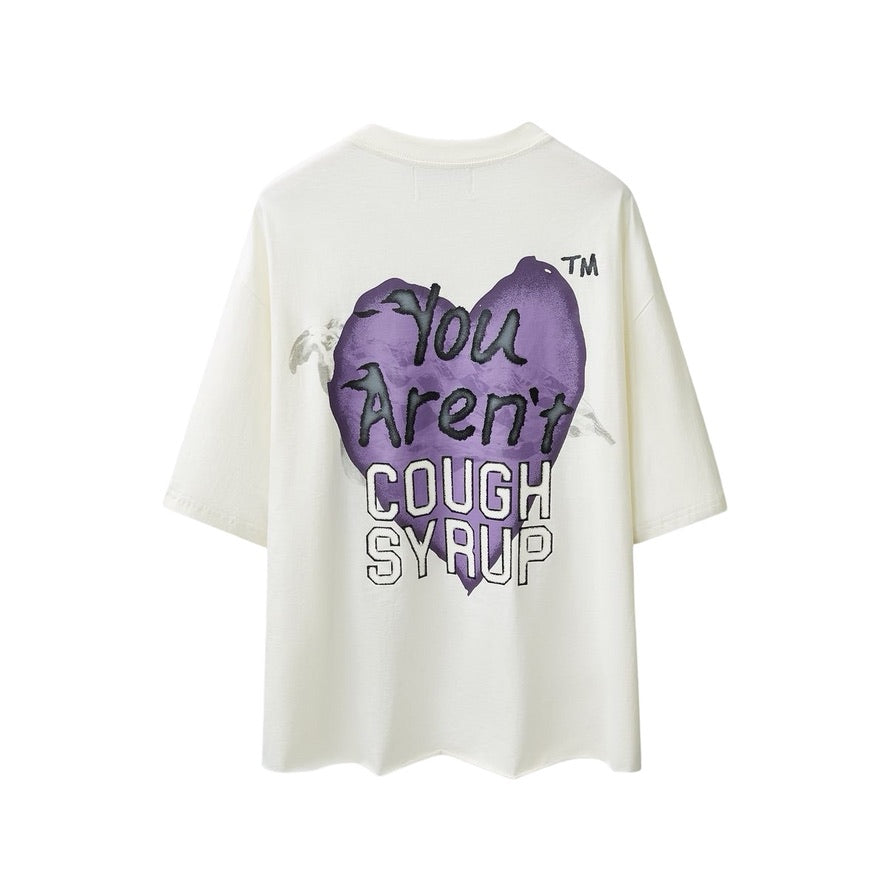 Cough Syrup Moto Racer Team T-shirt - White-thumbmail-2
