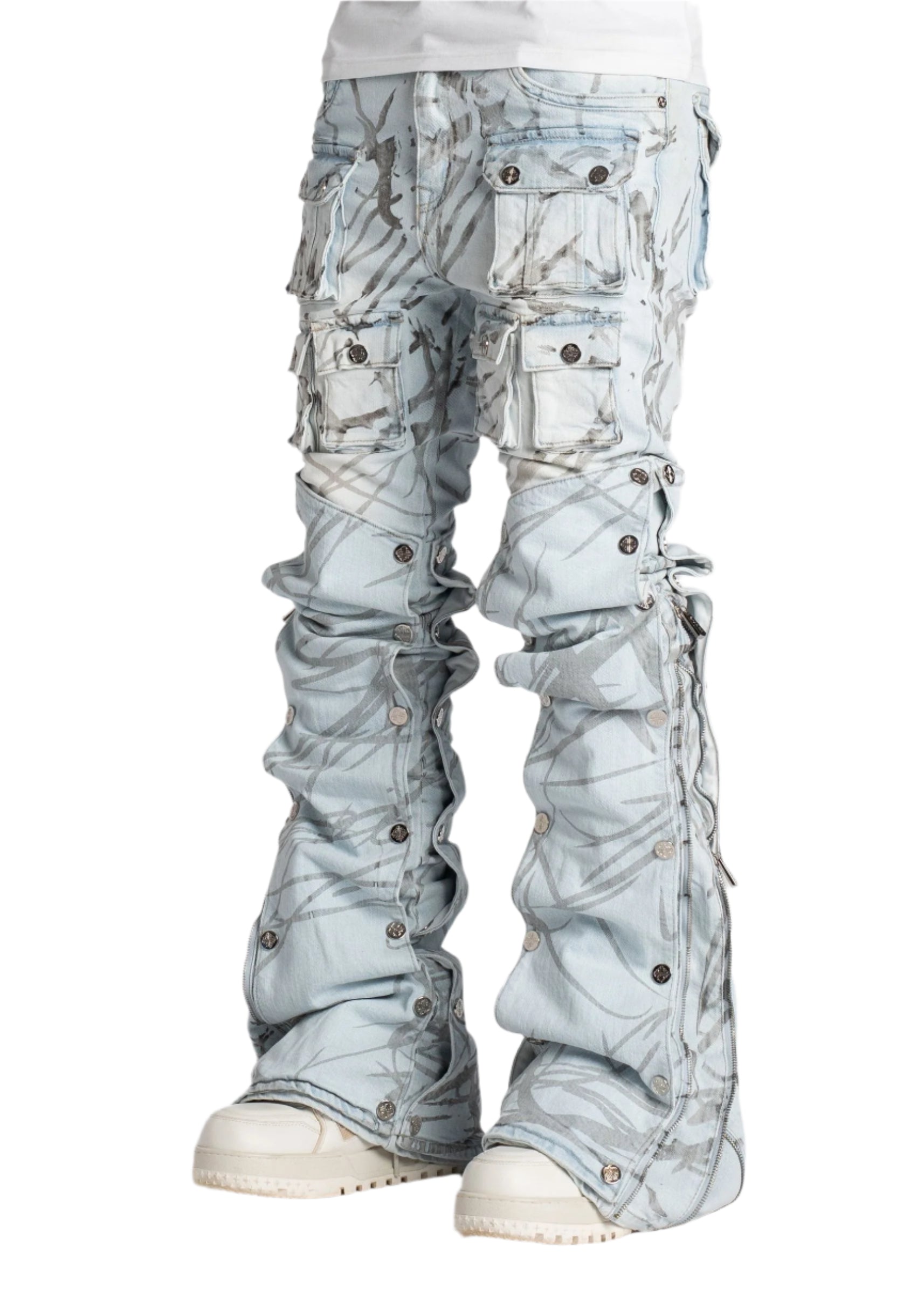 Aqua Blue Stacked Premium Denim V2-thumbmail-2