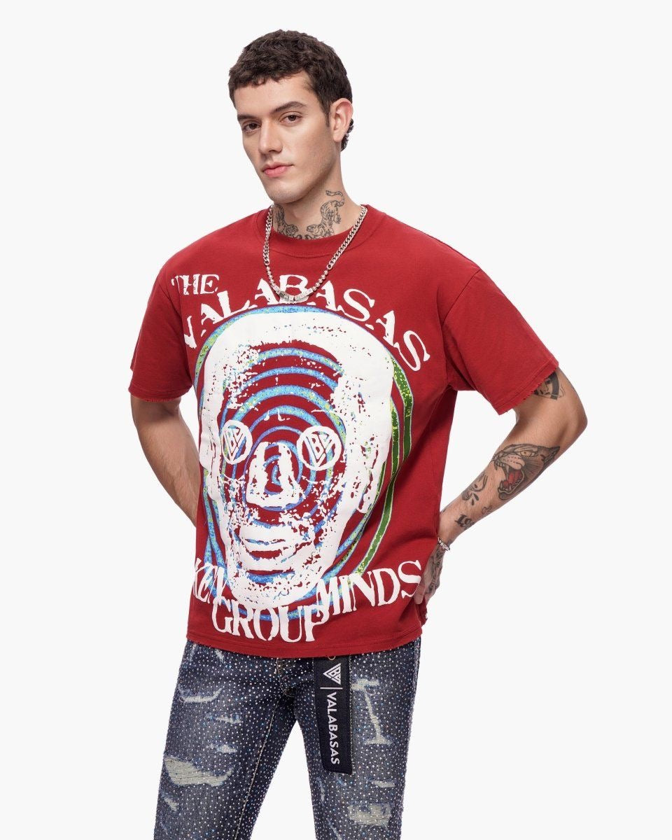 Valabasas Awoken Minds Tee Red-thumbmail-10