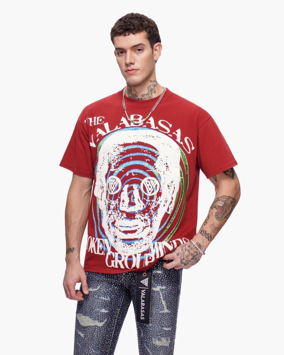 Valabasas Awoken Minds Tee Red-thumbmail-9