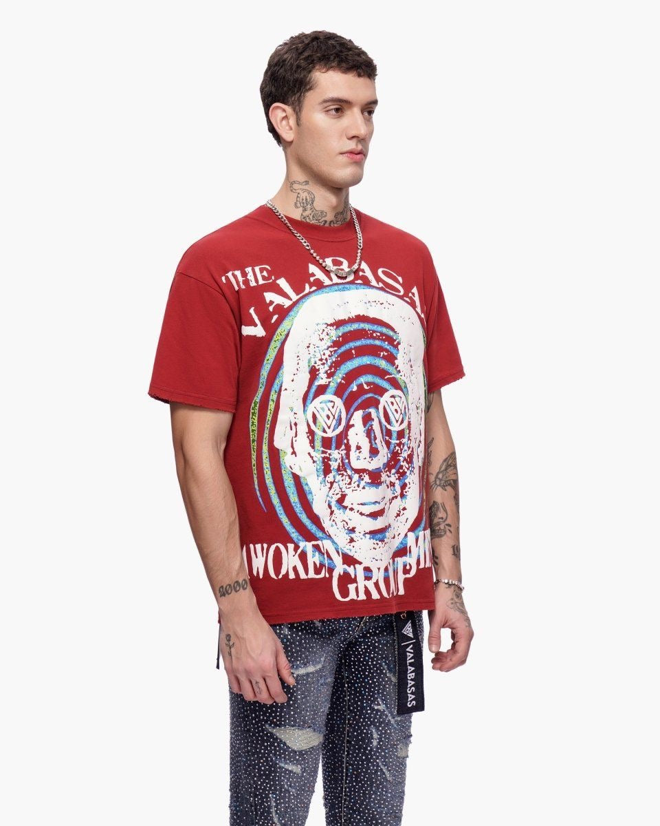 Valabasas Awoken Minds Tee Red-thumbmail-8