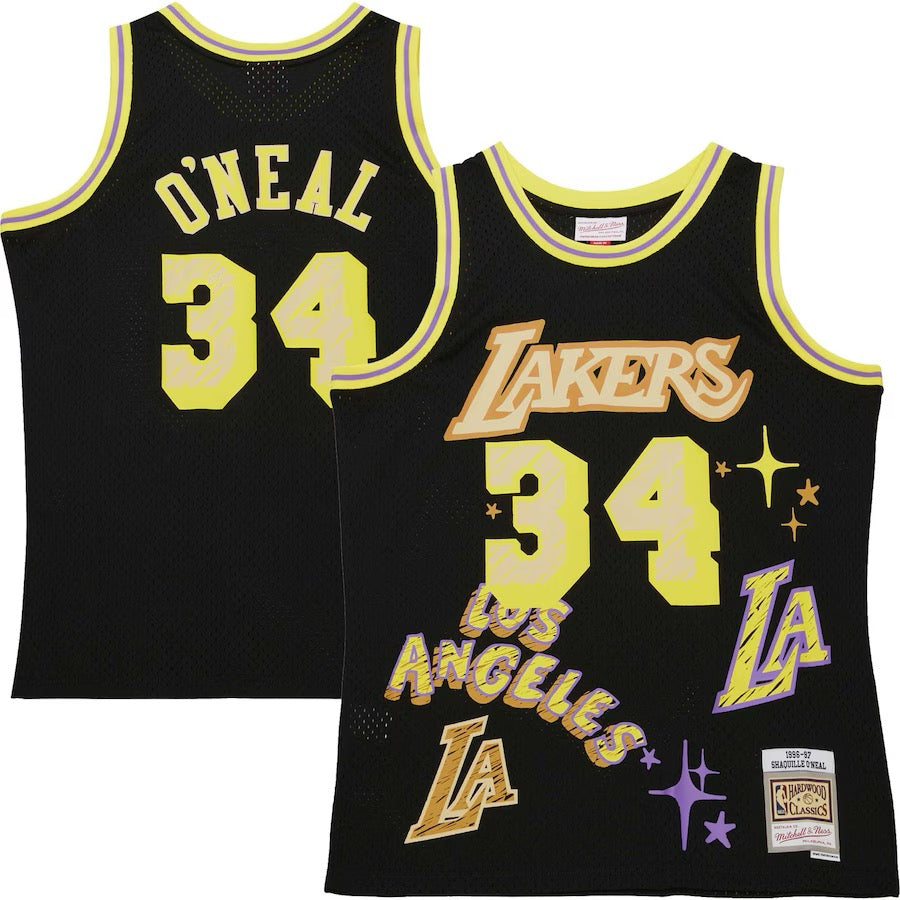 LAKERS SIDEWALK SKETCH JERSEY-thumbmail-3