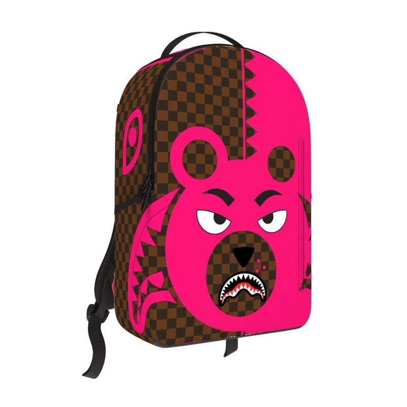 Sprayground Pink Bear Shark Backpack