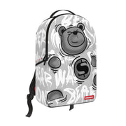 Front Left View of the Sprayground Money Bear Graffiti Float Backpack