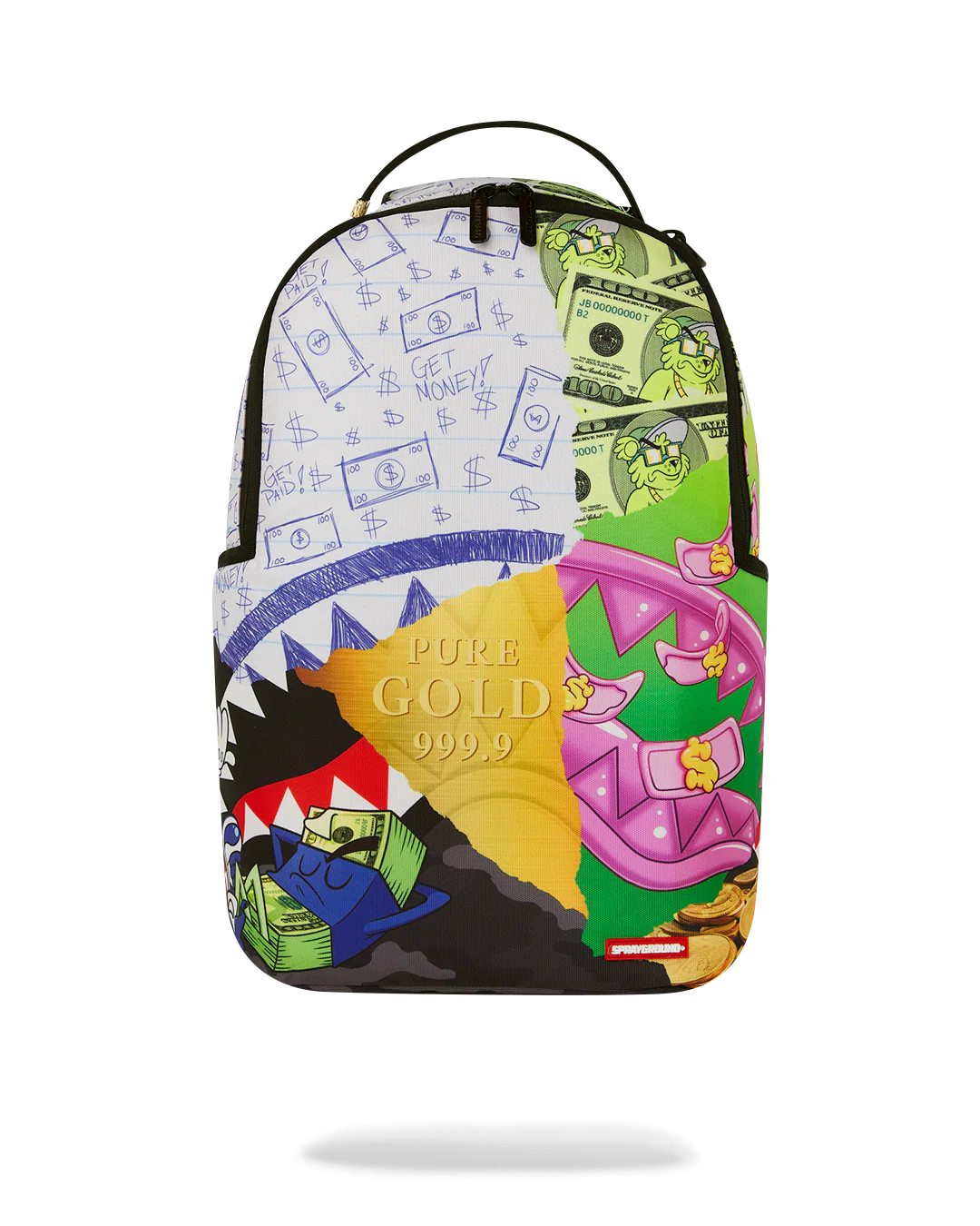 Sprayground Mean Money Collage Backpack