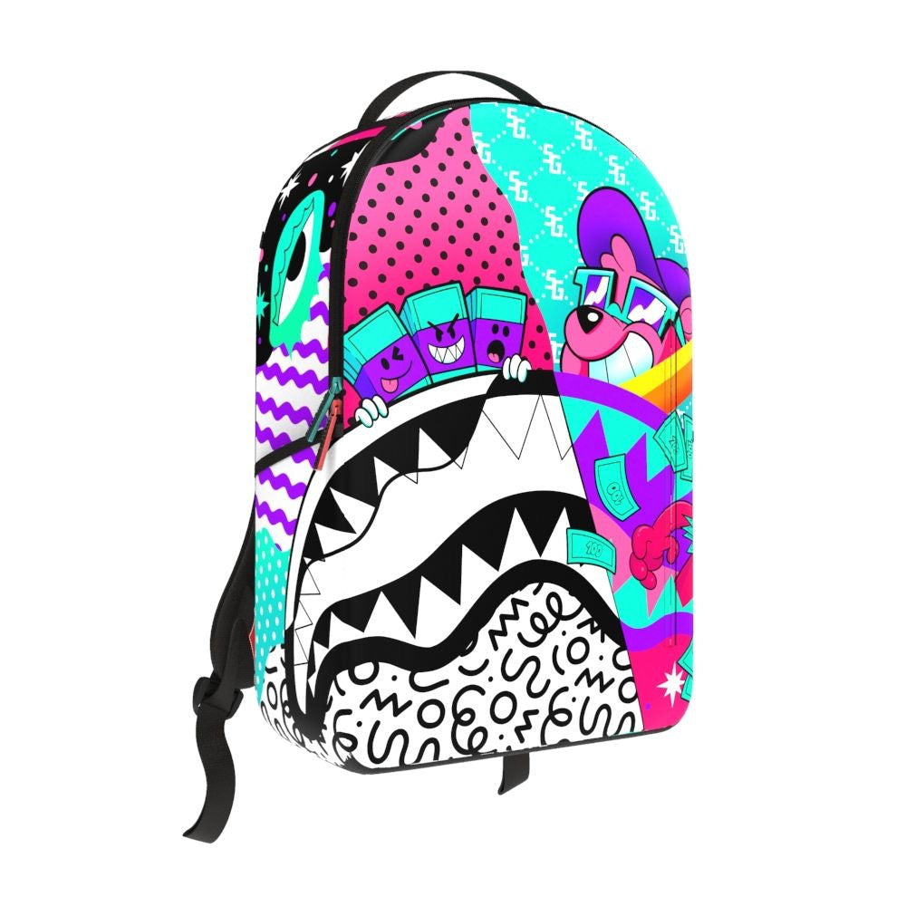 Front Right View of the Sprayground Street Art Inspired Concepts Backpack