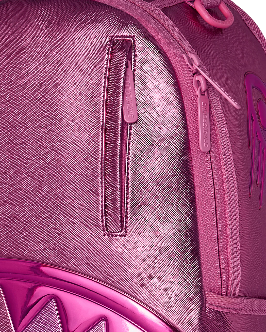 METALLIC PINK METALLIC DRIP BACKPACK-thumbmail-6