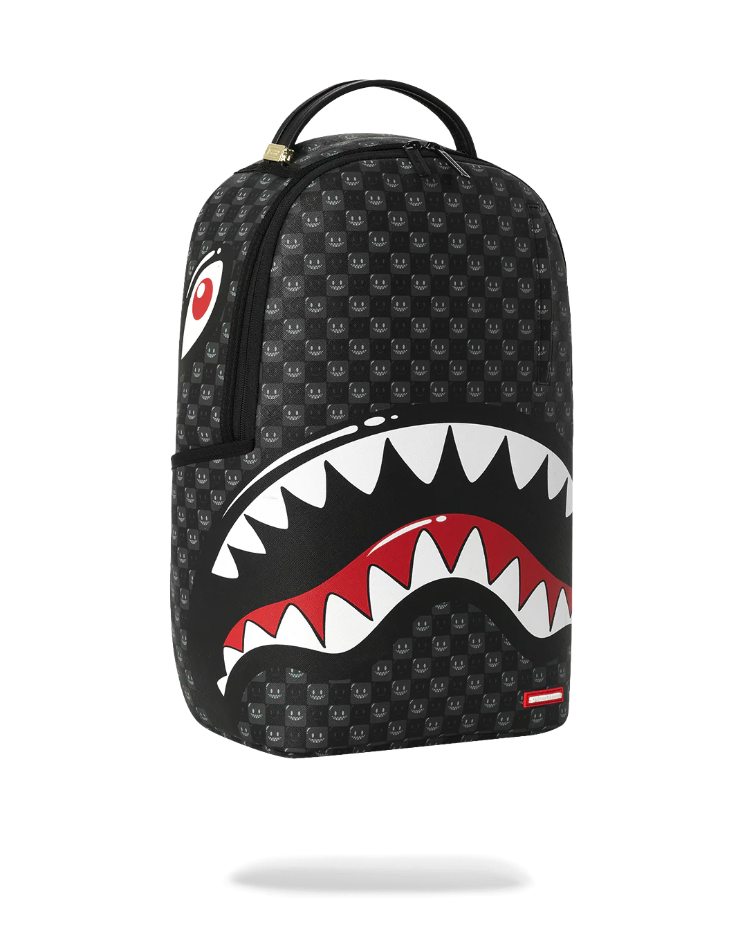 SHARKS IN PARIS WTF BUBBLY BLACK CHECK BACKPACK-thumbmail-2