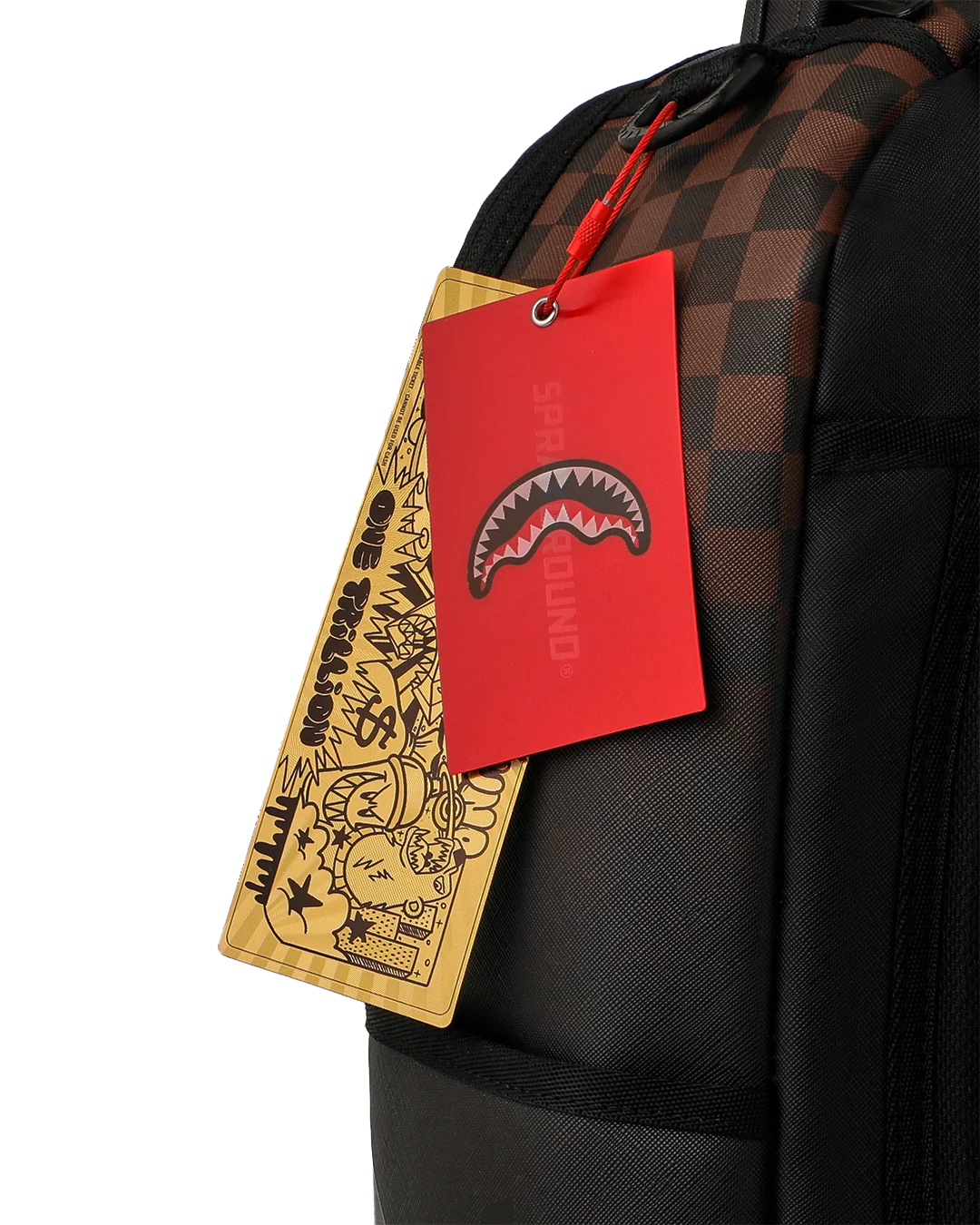 BROWN CHECK GHOST DRIP BACKPACK-thumbmail-9