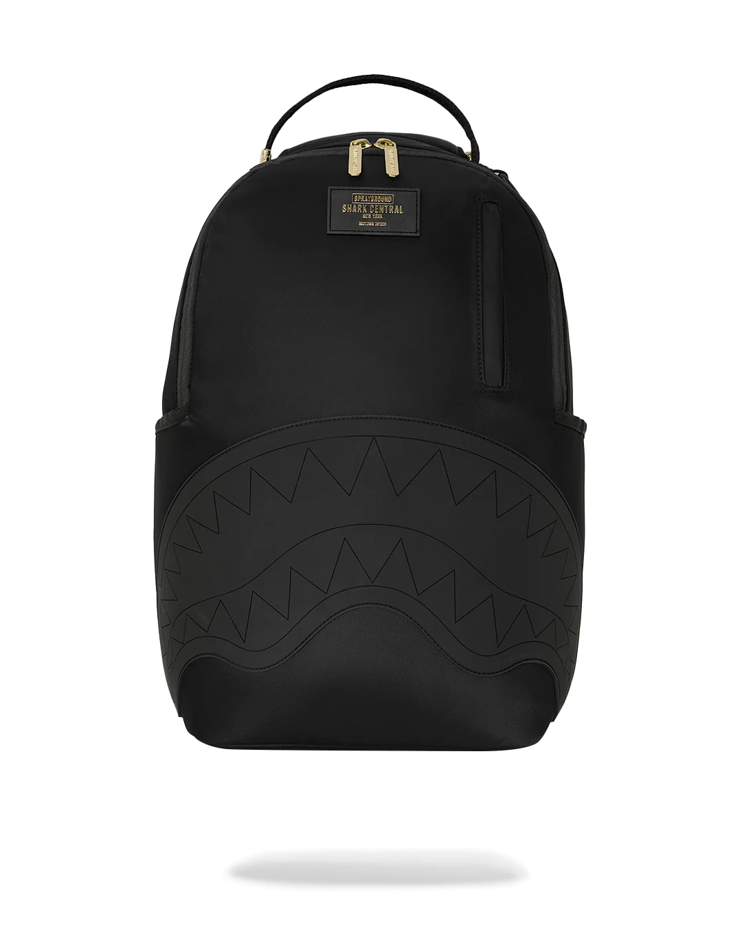 Sprayground SHARK CENTRAL GOLD LETTERING BACKPACK