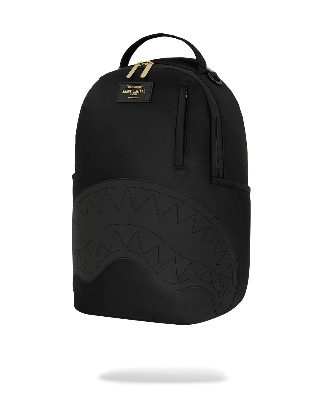 Sprayground SHARK CENTRAL GOLD LETTERING BACKPACK
