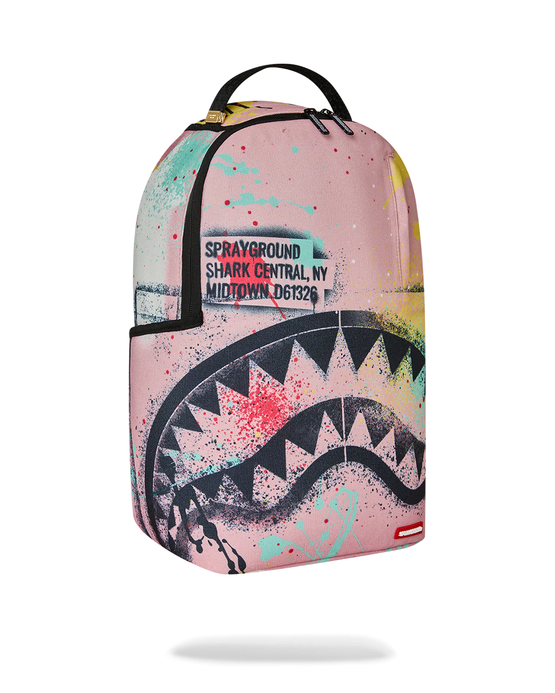 SHARK CENTRAL PINK LAB COAT STREET ART BACKPACK-thumbmail-2