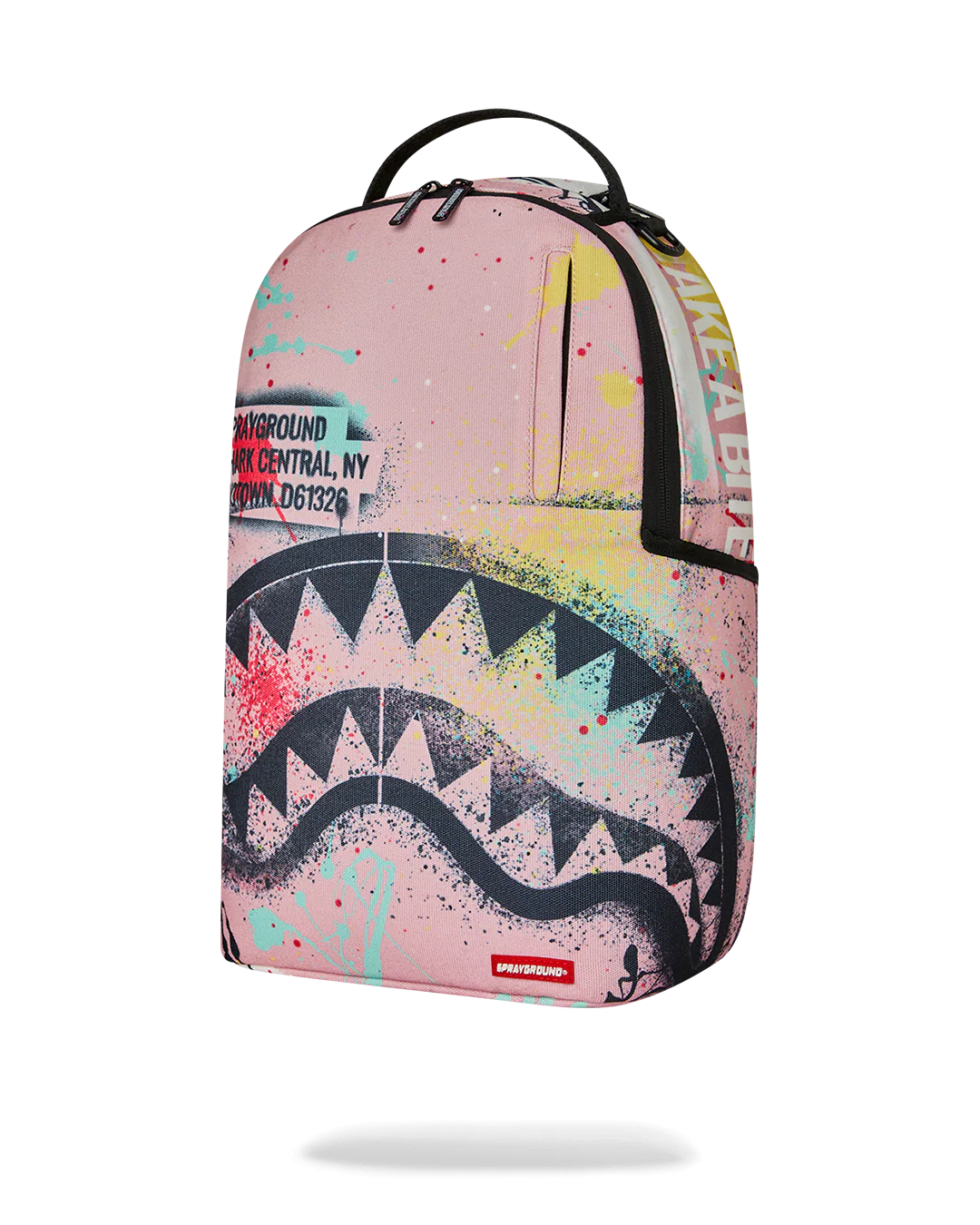 SHARK CENTRAL PINK LAB COAT STREET ART BACKPACK-thumbmail-5