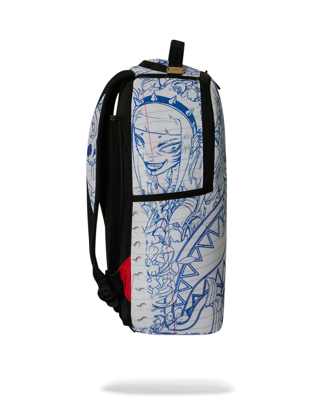 NOTEBOOK BLUE INK DOODLE BACKPACK-thumbmail-3
