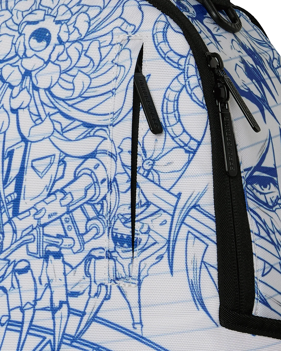 NOTEBOOK BLUE INK DOODLE BACKPACK-thumbmail-6