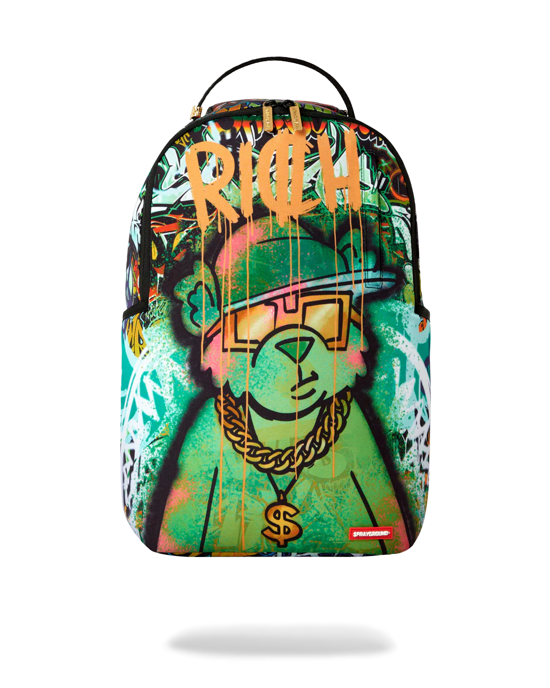 MONEY BEAR GRAFF MURAL BACKPACK-thumbmail-1