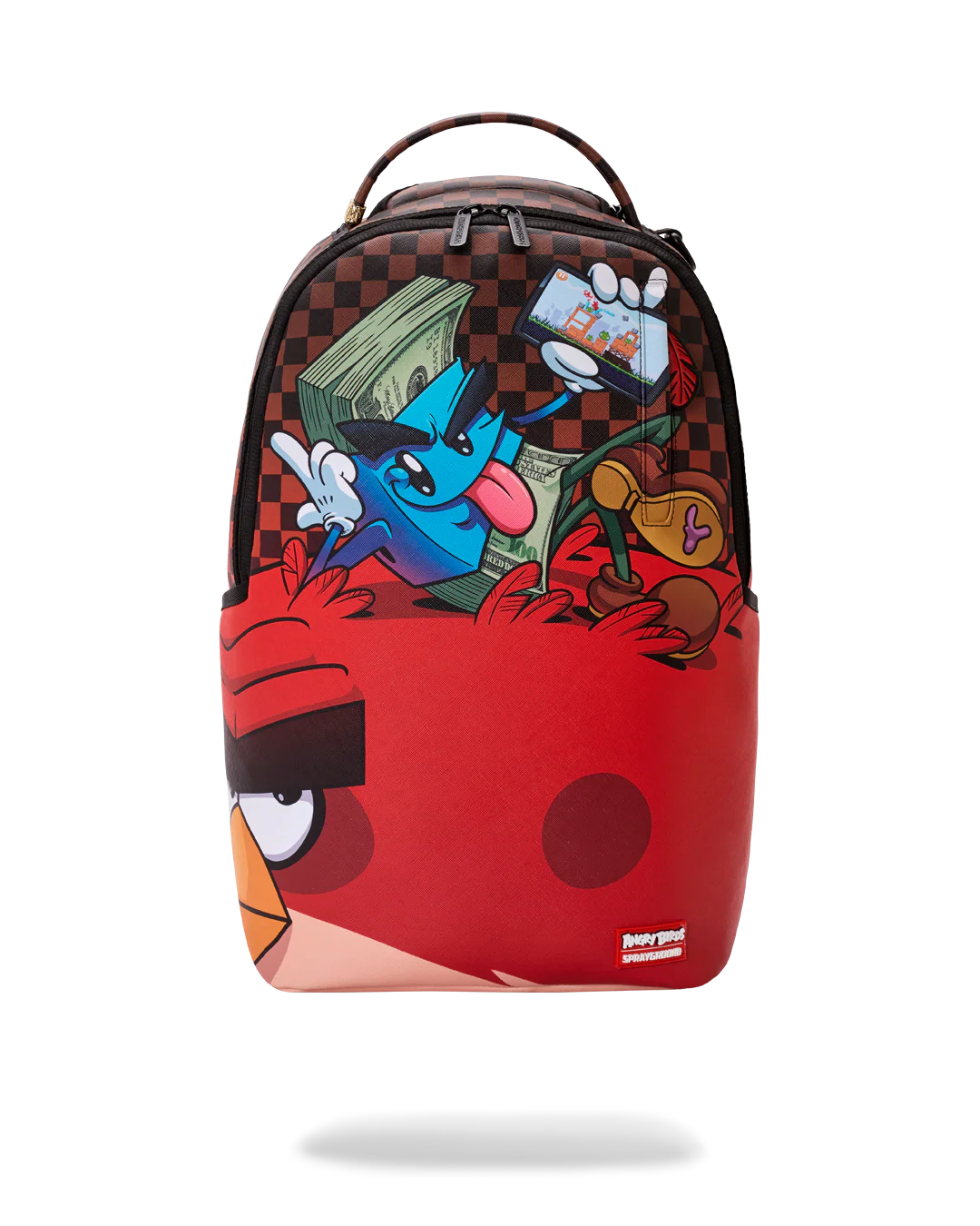 MONEY BOY CHILLIN ON BIG ANGRY BIRD BACKPACK-thumbmail-1