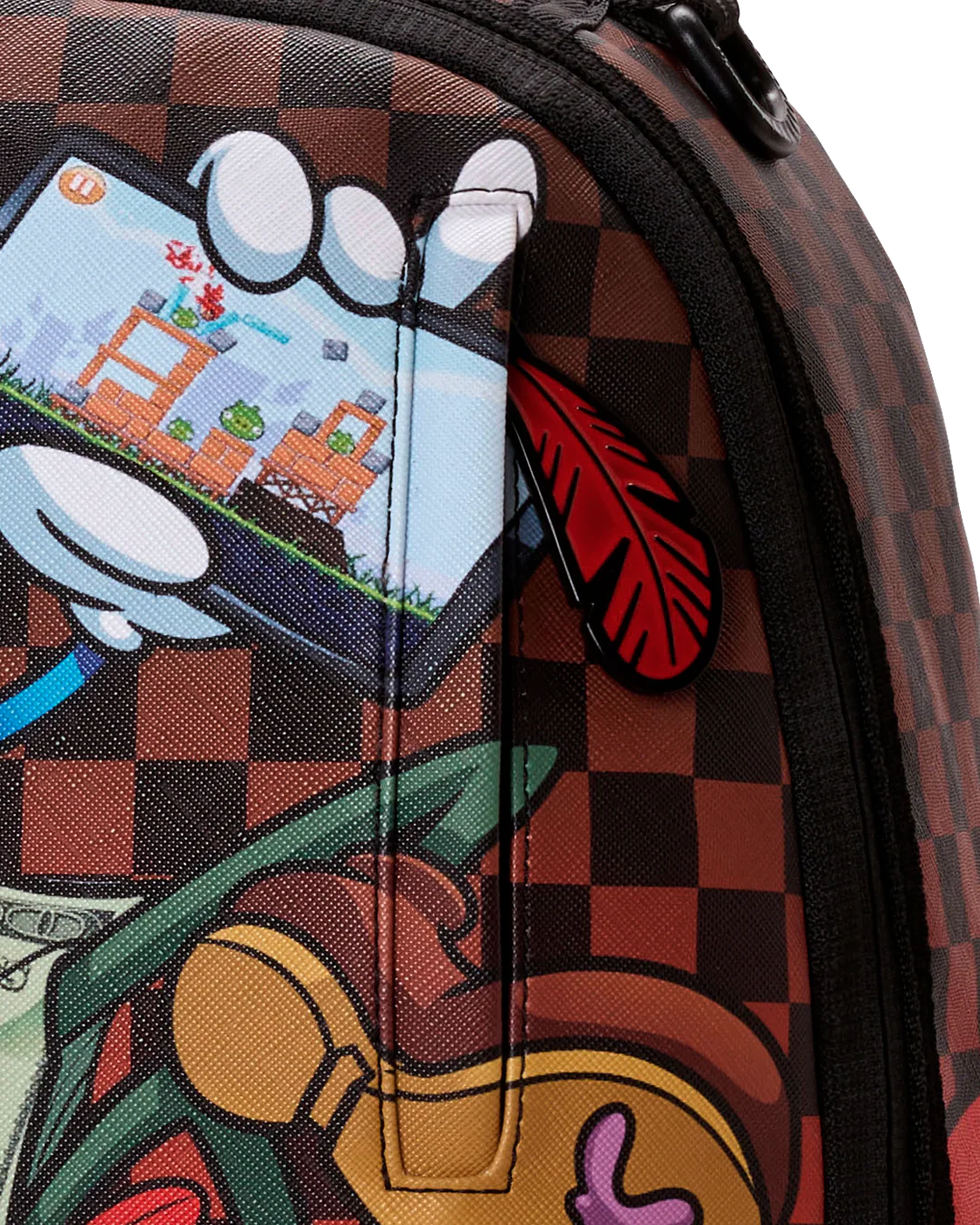 MONEY BOY CHILLIN ON BIG ANGRY BIRD BACKPACK-thumbmail-8