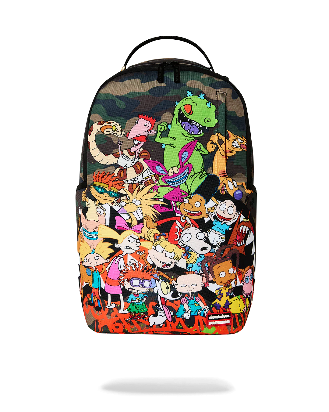 90'S NICK CAMO WITH GRAFFITI BACKPACK-thumbmail-1