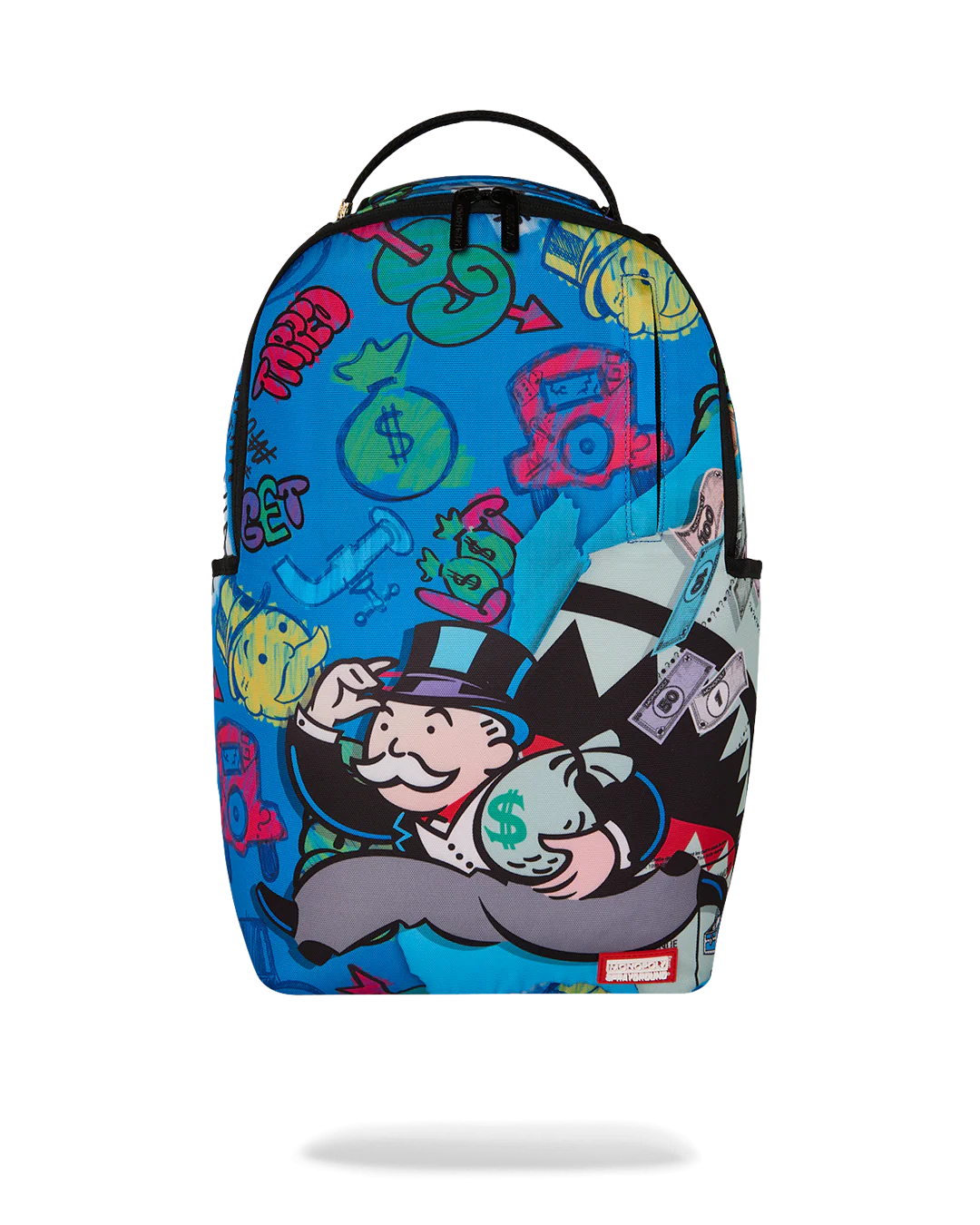MONOPOLY BLUE TEAR THROUGH BACKPACK-thumbmail-1