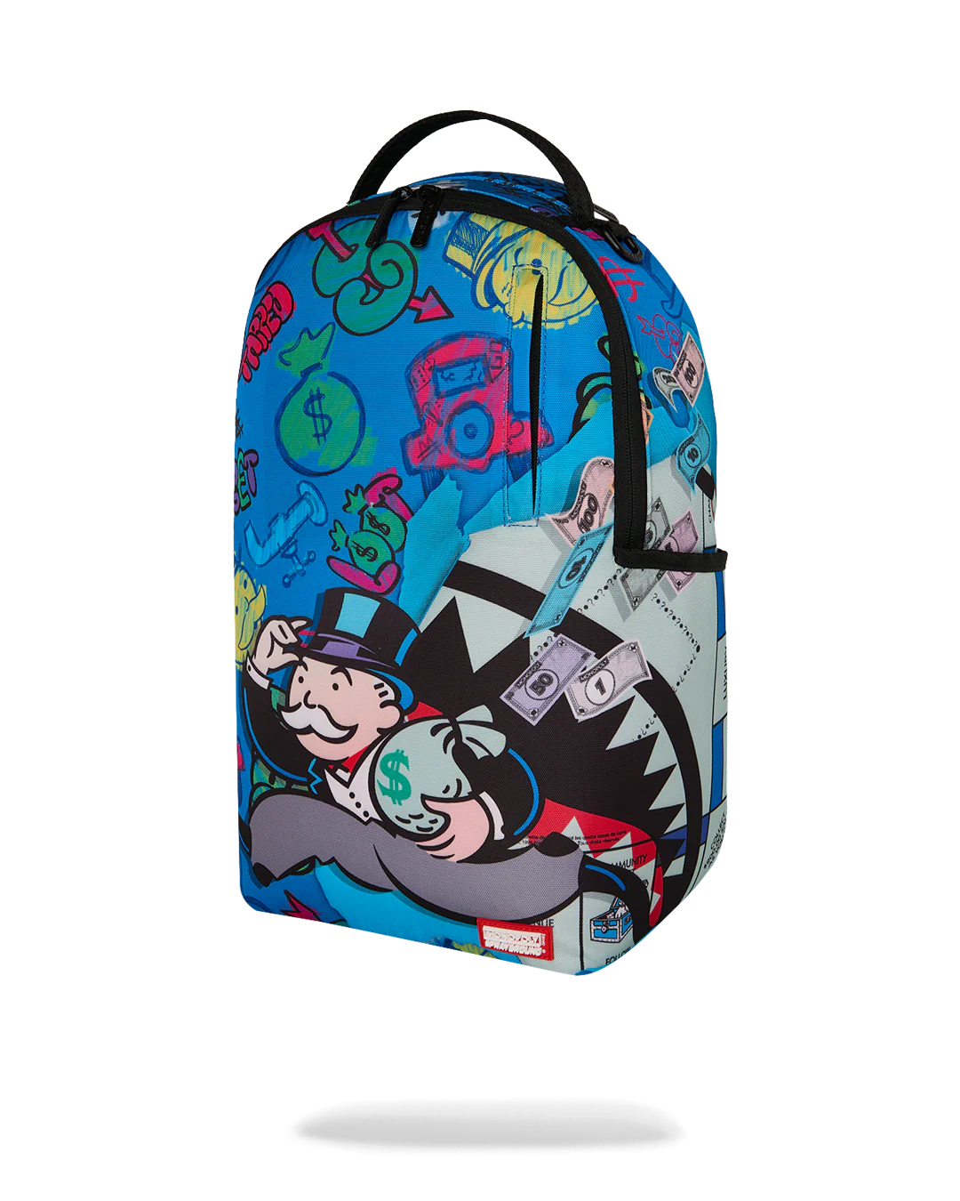 MONOPOLY BLUE TEAR THROUGH BACKPACK-thumbmail-5