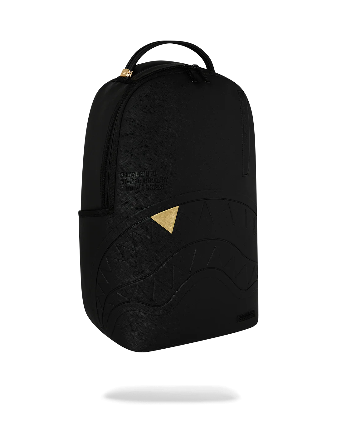 BLACKED OUT EMBOSSED GOLD TOOTH BACKPACK-thumbmail-2
