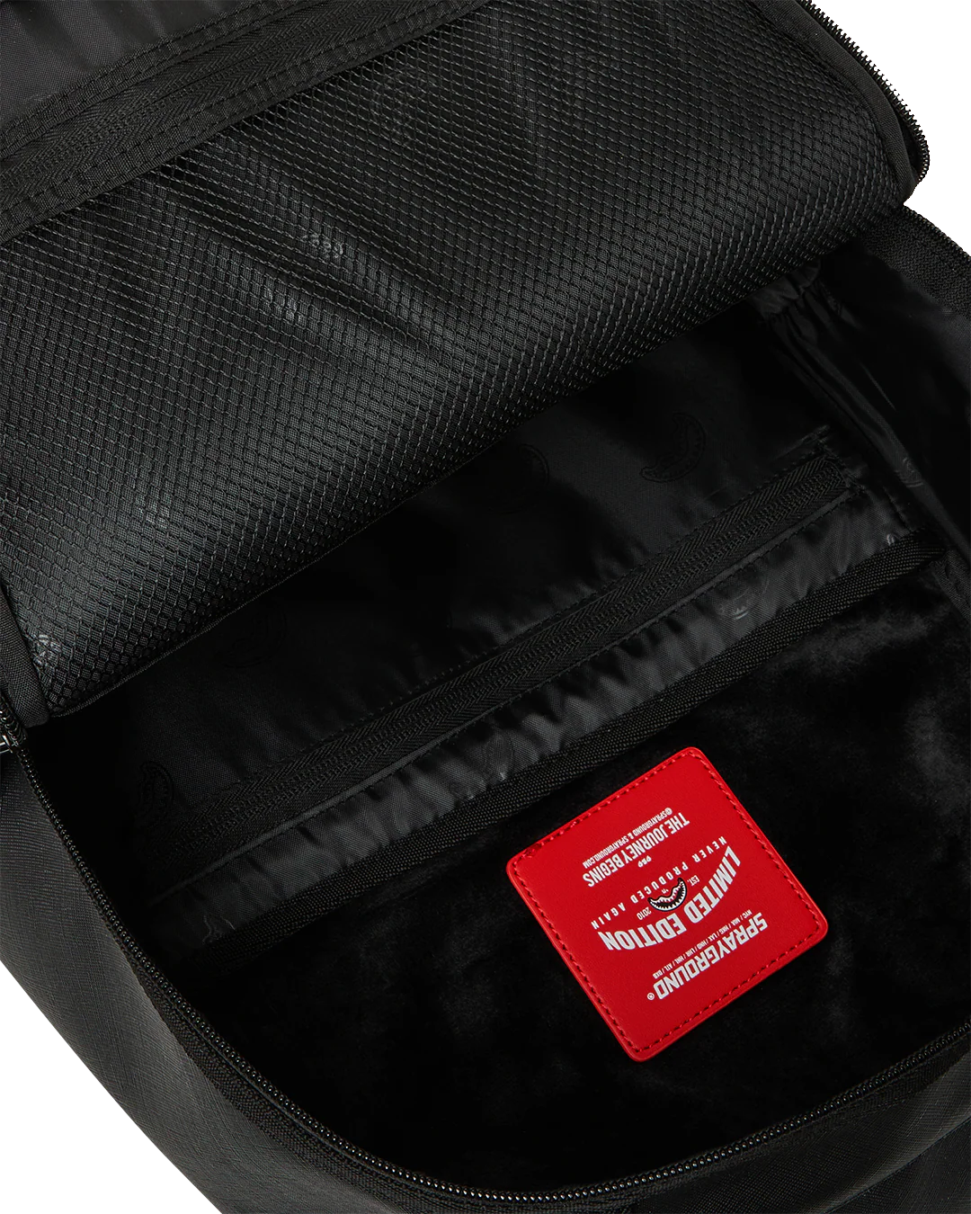 BLACKED OUT EMBOSSED GOLD TOOTH BACKPACK-thumbmail-9