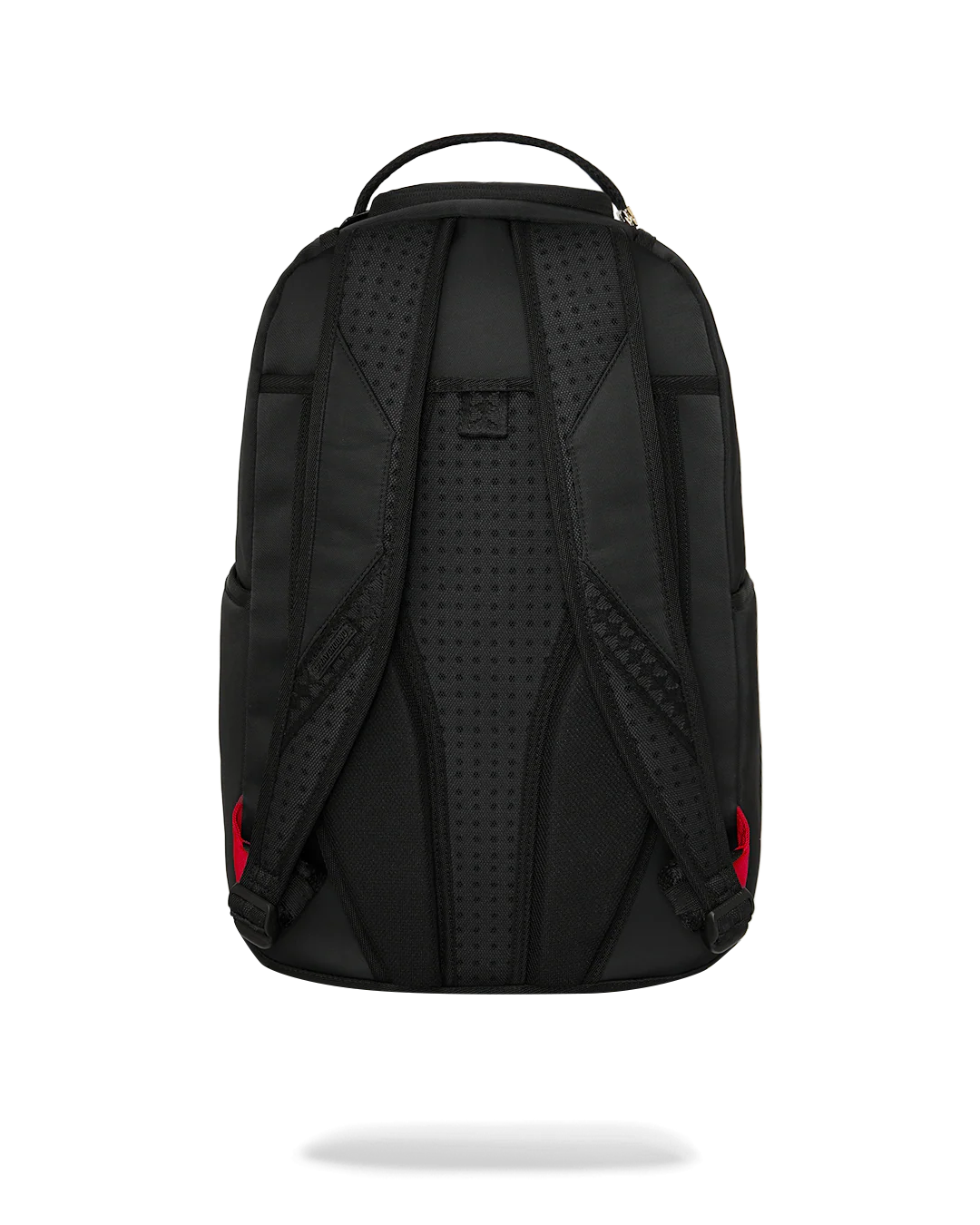 SHARK CENTRAL BLACK NYLON CAMO EMBOSSED SHARK BACKPACK-thumbmail-4