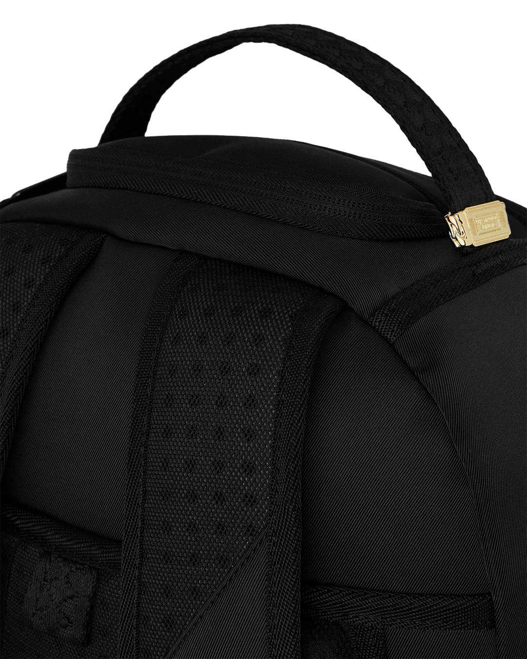 SHARK CENTRAL BLACK NYLON CAMO EMBOSSED SHARK BACKPACK-thumbmail-9