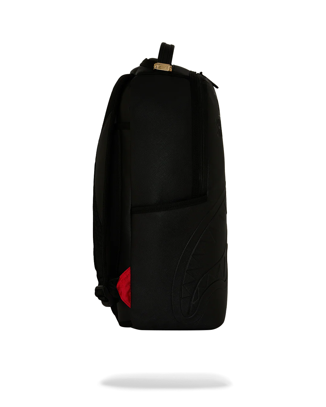 SHARK CENTRAL EMBOSSED BLACK NYLON BACKPACK-thumbmail-3