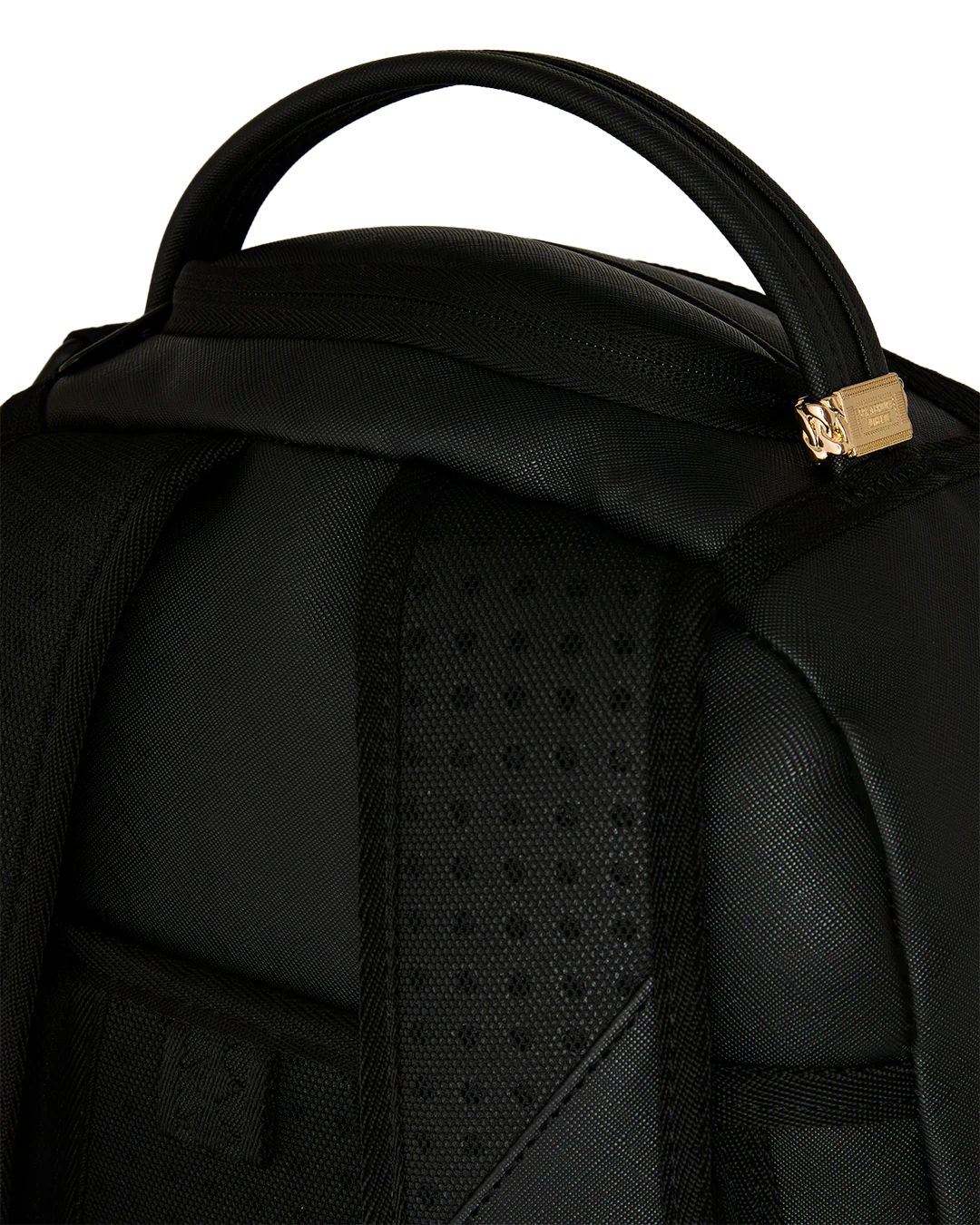 SHARK CENTRAL EMBOSSED BLACK NYLON BACKPACK-thumbmail-7