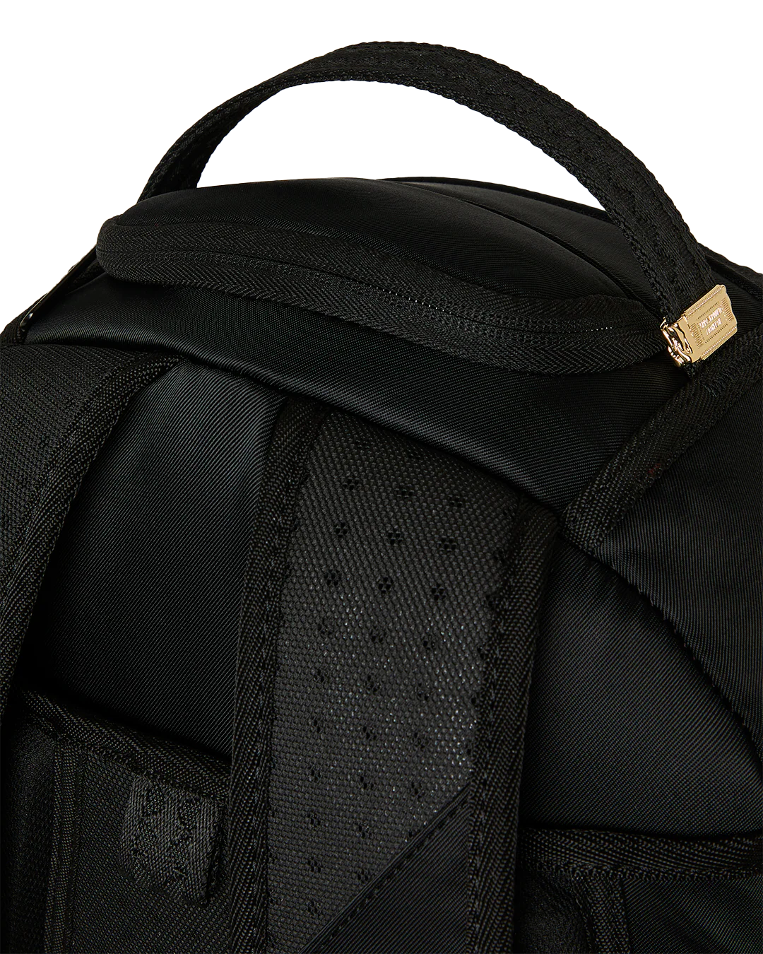 SHARK CENTRAL WHITE STENCIL SHARK BLACK NYLON BACKPACK-thumbmail-9
