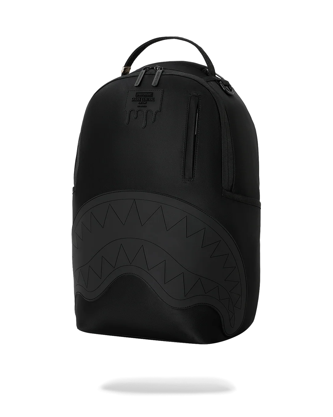 SHARK CENTRAL BLACKED OUT EMBOSSED NYLON BACKPACK-thumbmail-5