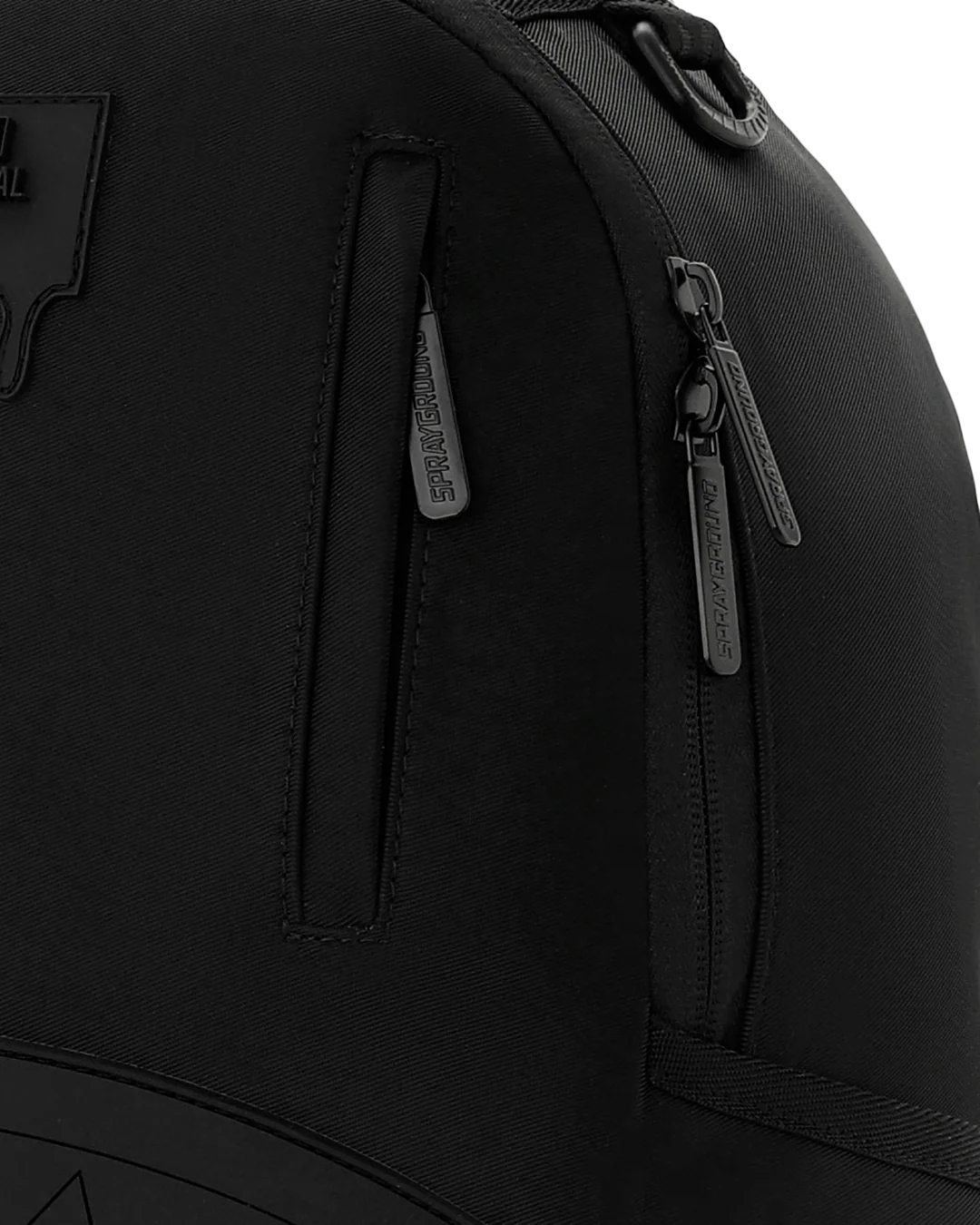 SHARK CENTRAL BLACKED OUT EMBOSSED NYLON BACKPACK-thumbmail-8