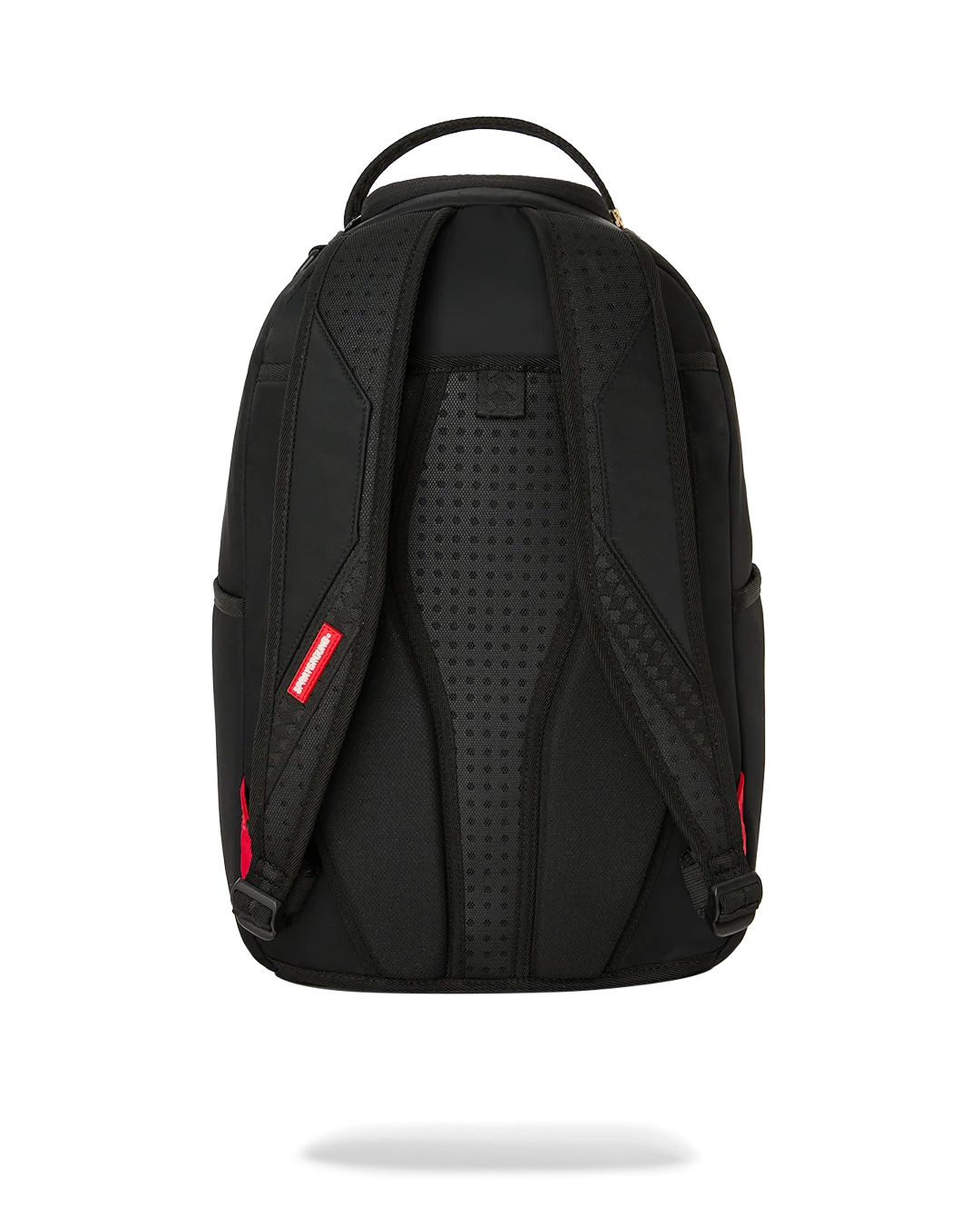 SHARK CENTRAL BLACK NYLON GRAY EMBOSSED BACKPACK-thumbmail-4