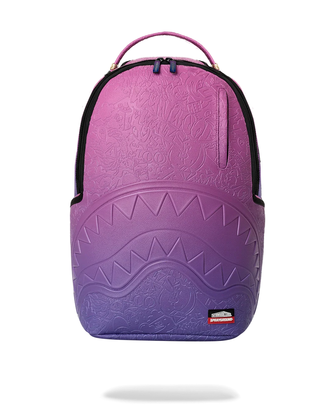 WYNWOOD WALLS PURPLE DOODLE EMBOSS BACKPACK-thumbmail-1