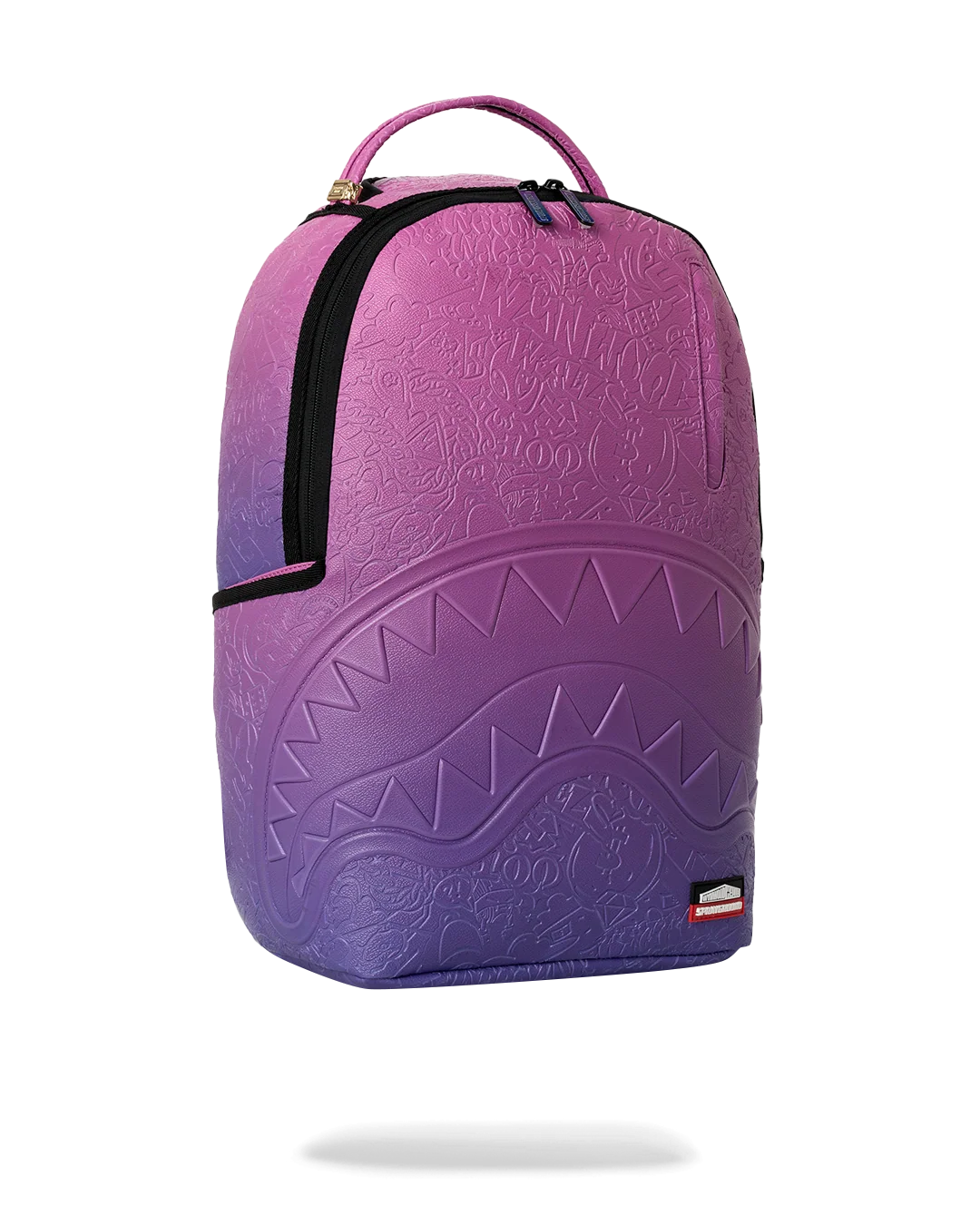 WYNWOOD WALLS PURPLE DOODLE EMBOSS BACKPACK-thumbmail-3