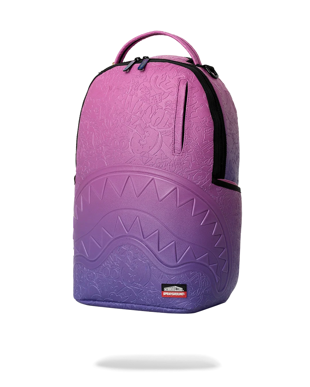 WYNWOOD WALLS PURPLE DOODLE EMBOSS BACKPACK-thumbmail-2