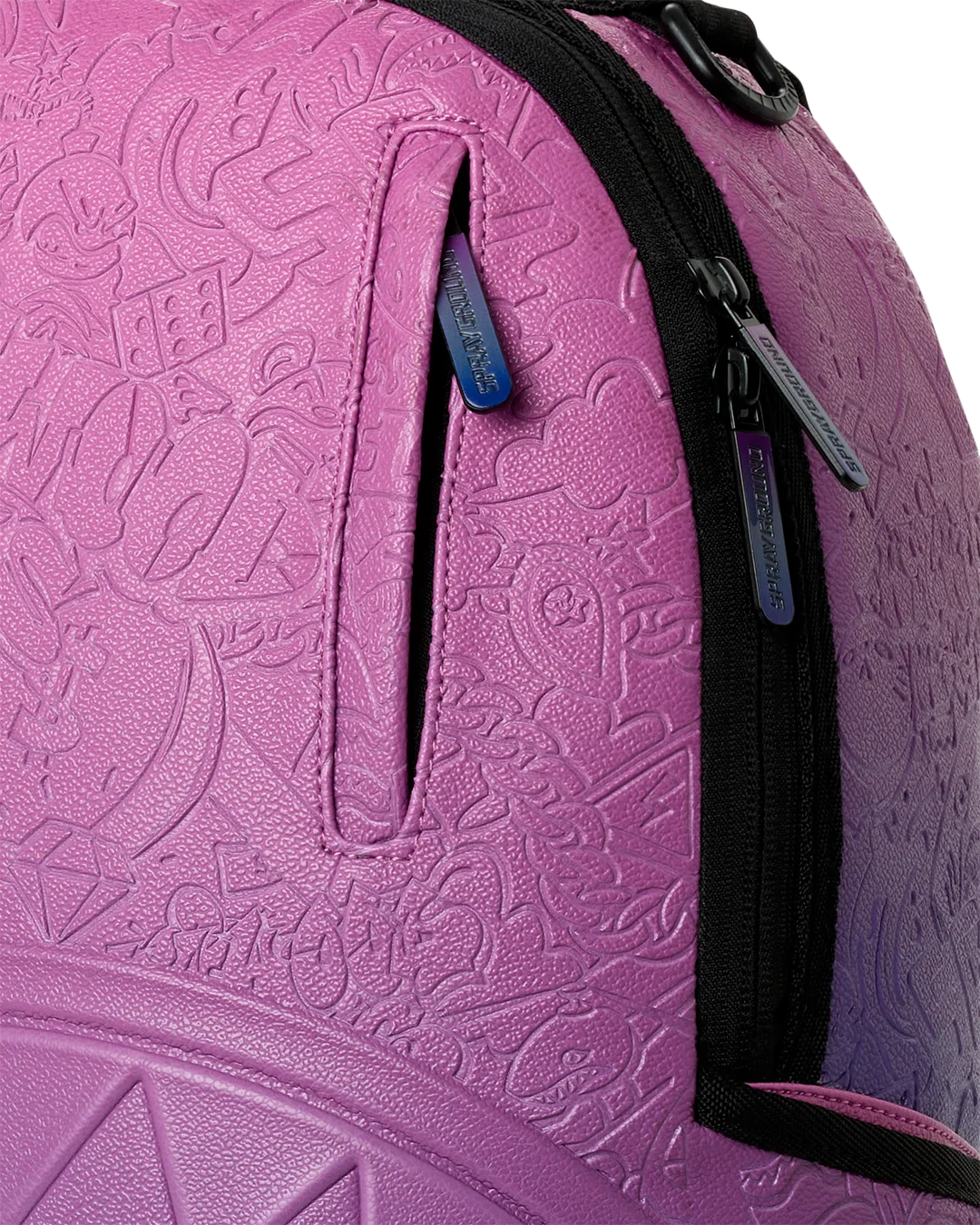 WYNWOOD WALLS PURPLE DOODLE EMBOSS BACKPACK-thumbmail-6
