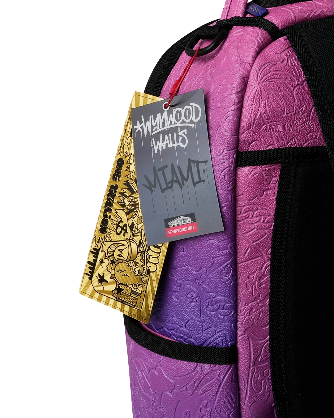 WYNWOOD WALLS PURPLE DOODLE EMBOSS BACKPACK-thumbmail-8