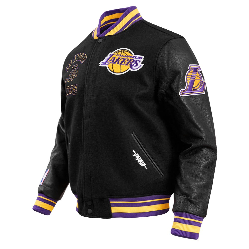 LOS ANGELES LAKERS MEN'S VARSITY JACKET RETRO CLASSICS